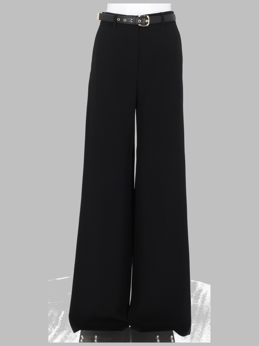 Max Mara Studio Women's Pantalone Ampio in Cady Black