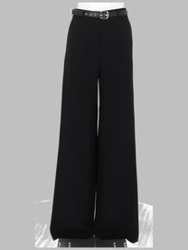 Max Mara Studio Women's Pantalone Ampio in Cady Black