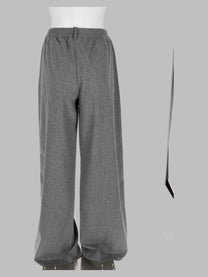 Fabiana Filippi Women's Pantalone Ampio in Lana Grey
