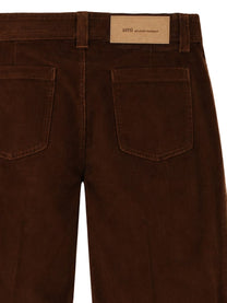 Ami Paris Men's Cotton Baggy Trousers Brown, view 3
