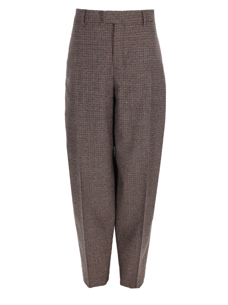 Ami Paris Women's Pantalone Balloon Brown