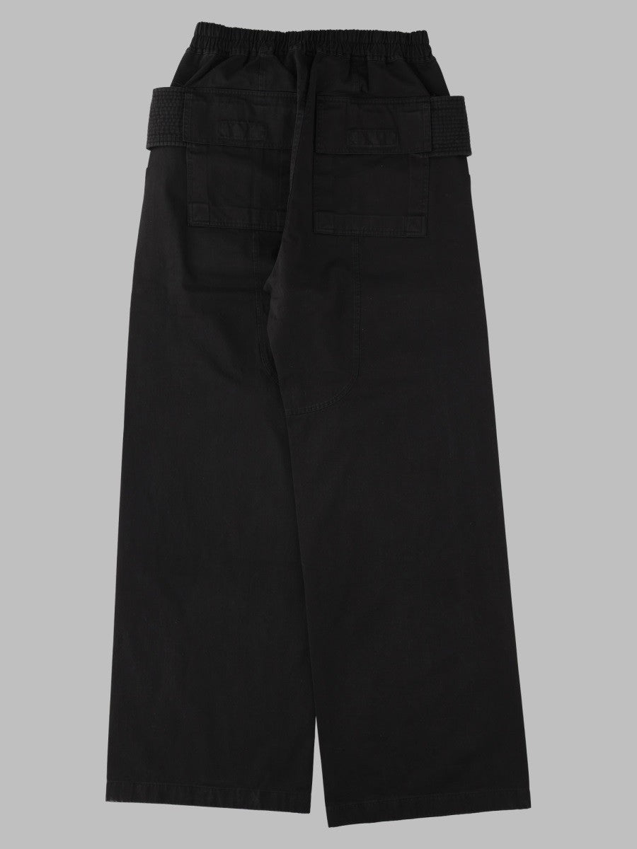 DRKSHDW Men's Cotton Cargo Sweatshirt Trousers Black, view 2