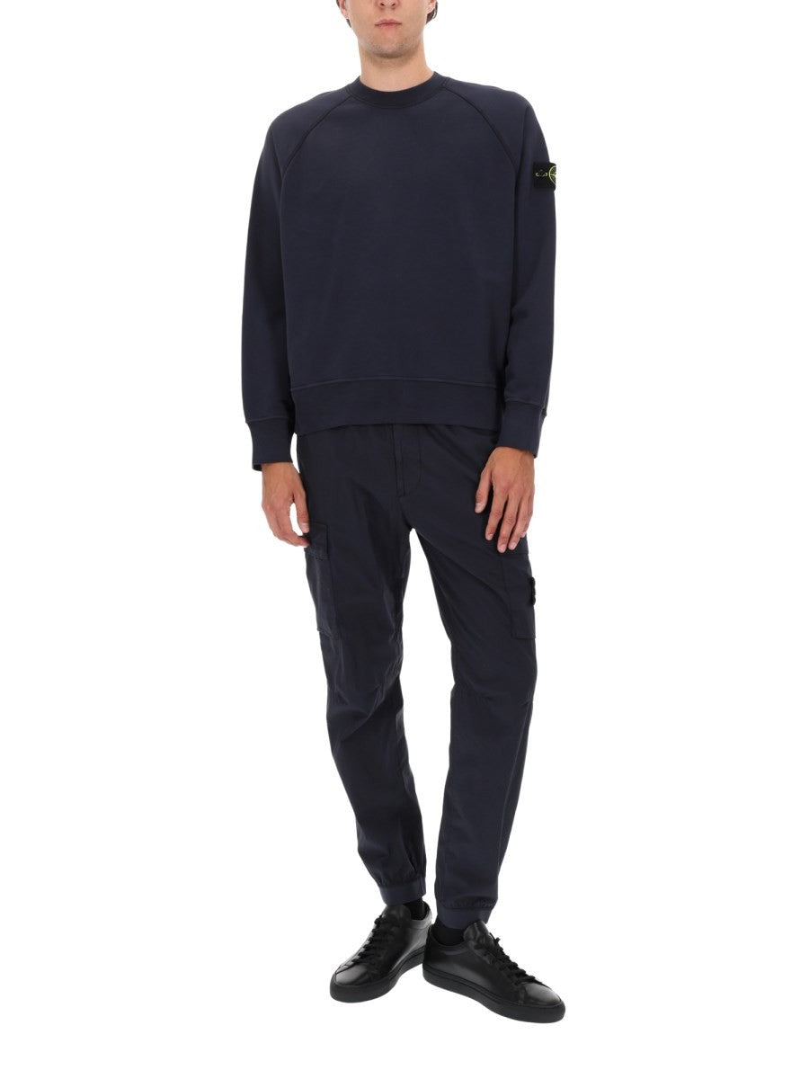 Stone Island Men's Pantalone Cargo Paracadute Blue
