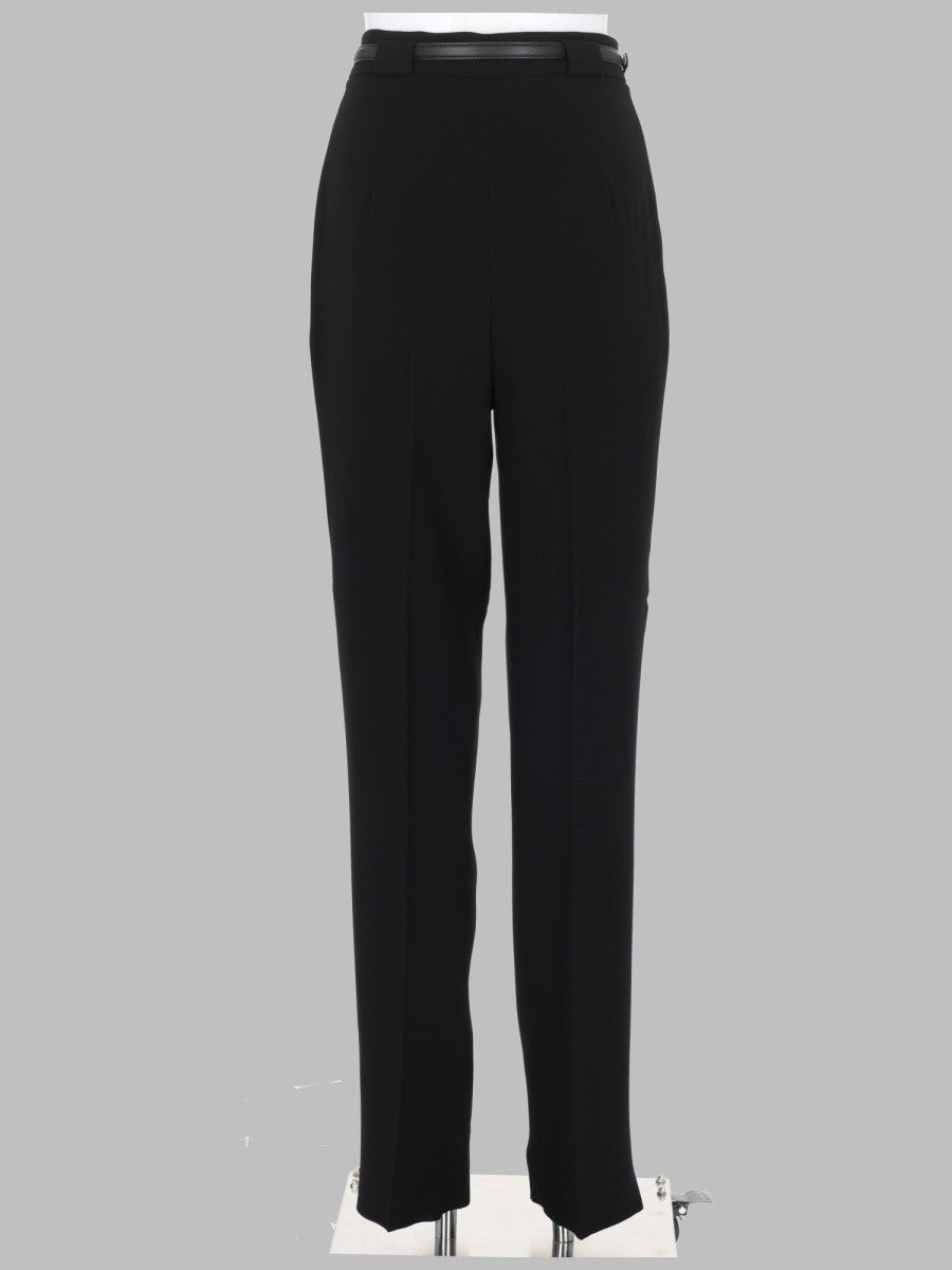 Max Mara Studio Women's Pantalone Carrot in Cady Tecnico Black