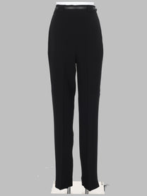 Max Mara Studio Women's Pantalone Carrot in Cady Tecnico Black