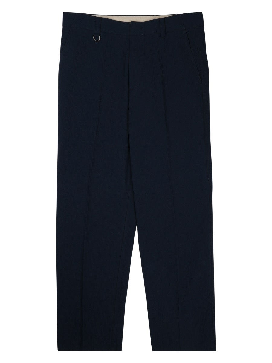Paolo Pecora Milano Men's Pantalone Chino Loose Fit Blue
