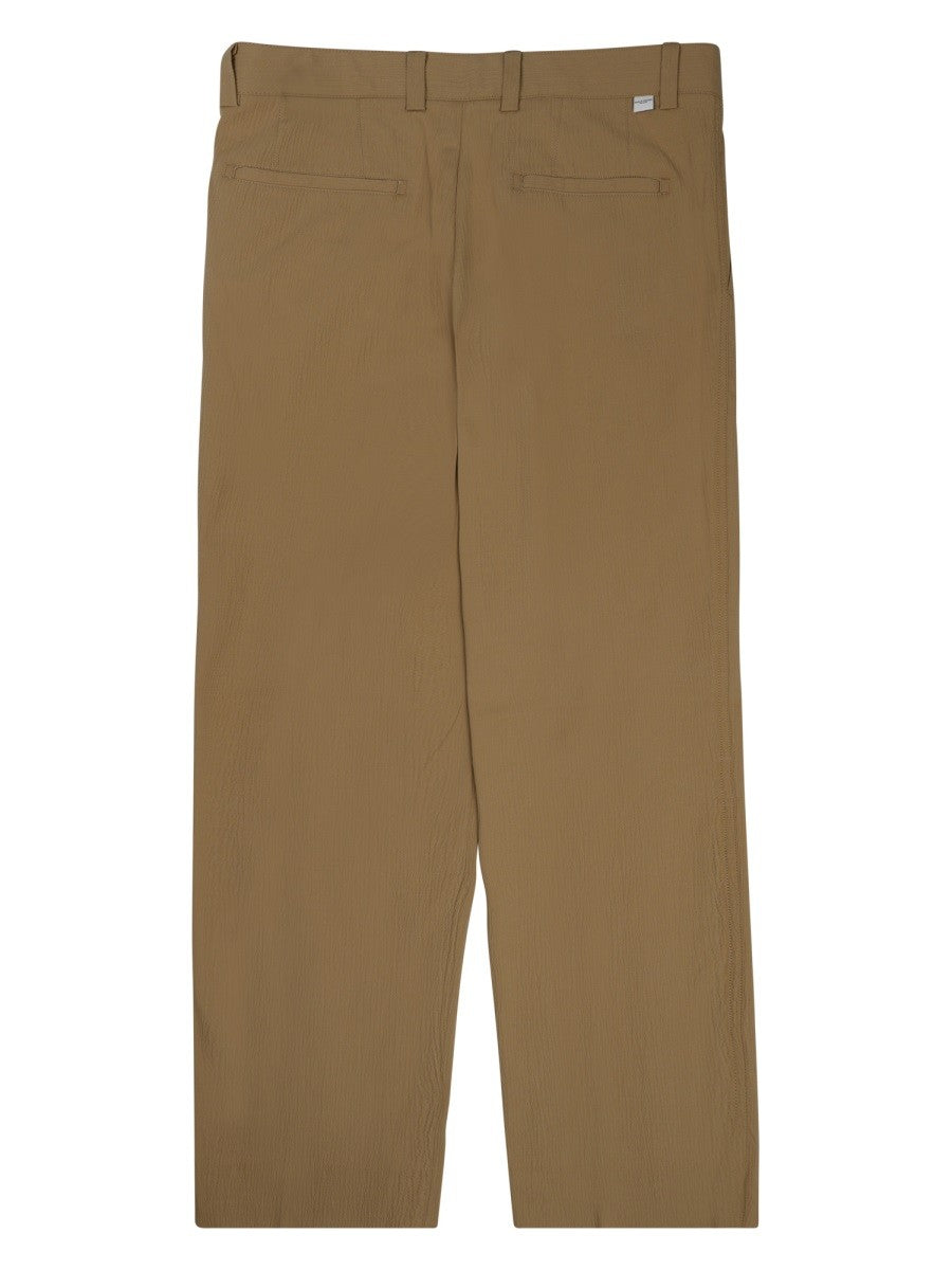 Paolo Pecora Milano Men's Pantalone Chino Loose Fit Beige