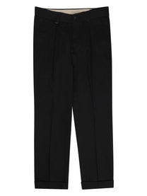 Paolo Pecora Milano Men's Pantalone Chino Relaxed Fit Black