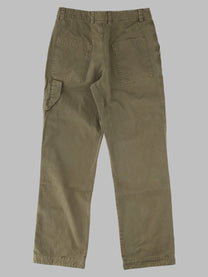 Off-White Men's Pantalone Con Ricamato Green