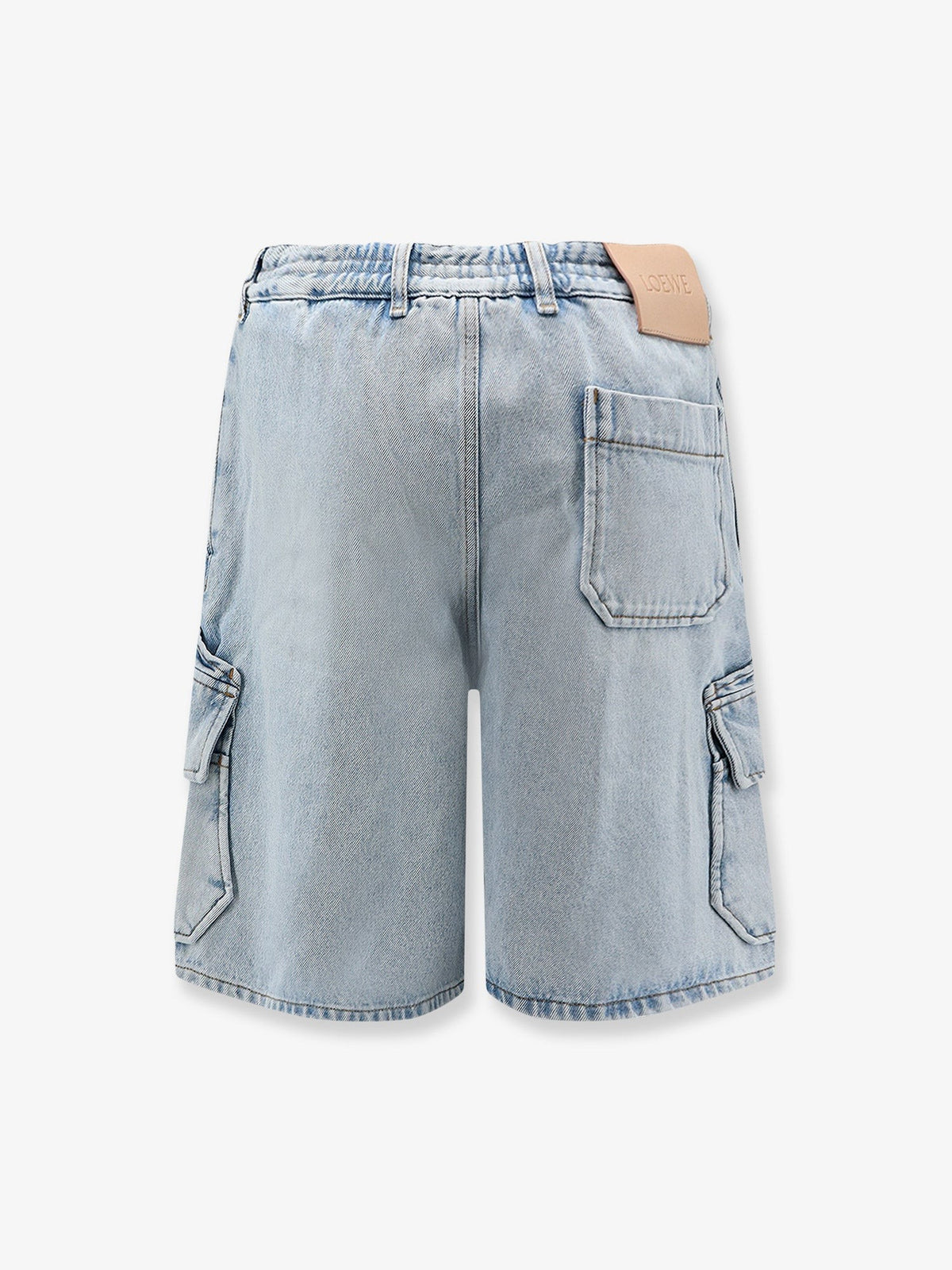 Loewe Men's Pantalone Corto Con Tasche Blue