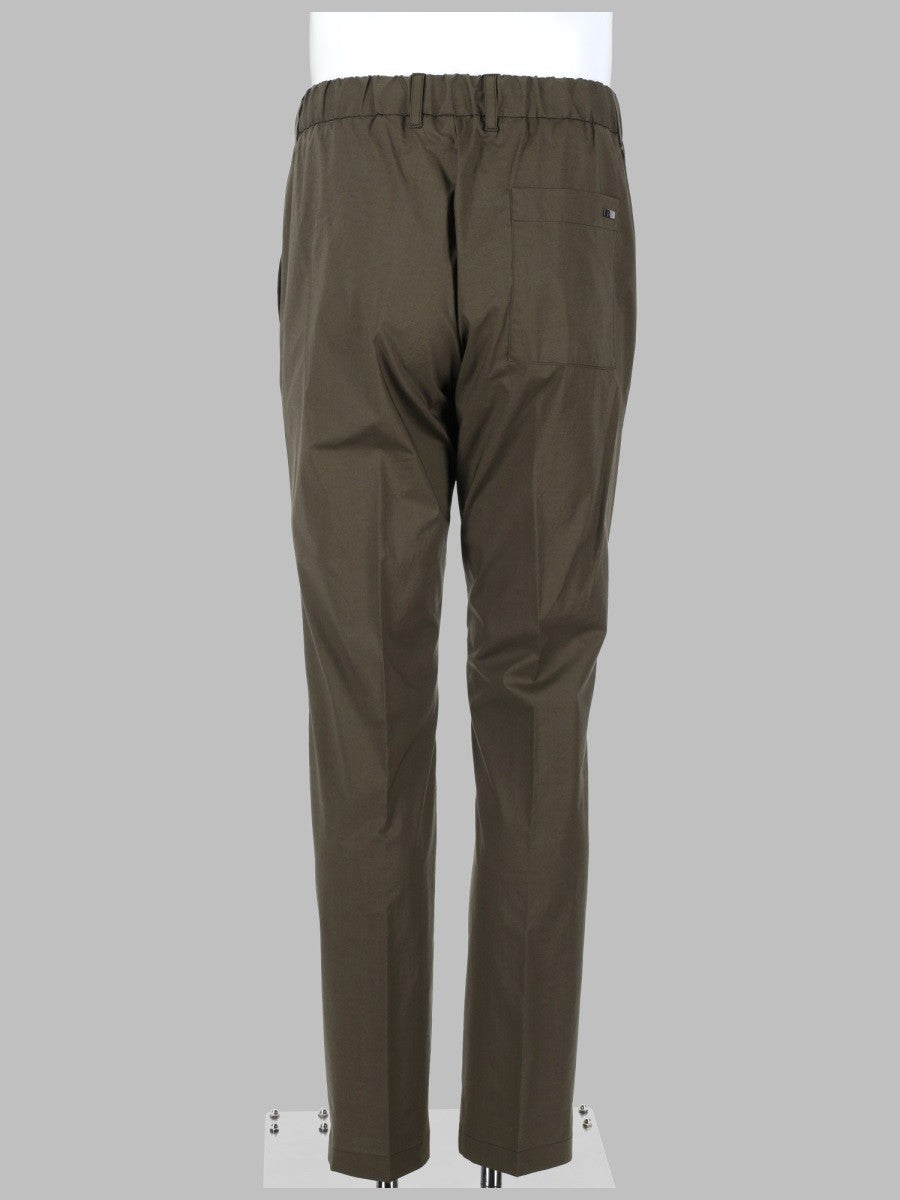 Herno Men's Pantalone in Cotone Green
