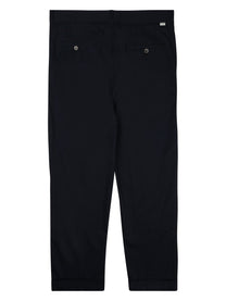 Paolo Pecora Milano Men's Pantalone in Misto Cotone Blue
