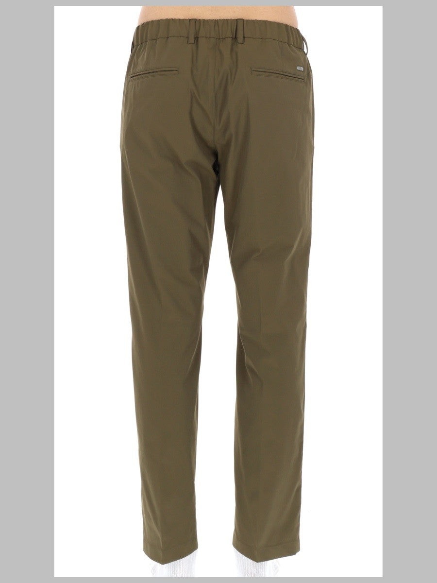 Herno Men's Pantalone in Tessuto Tecnico Green