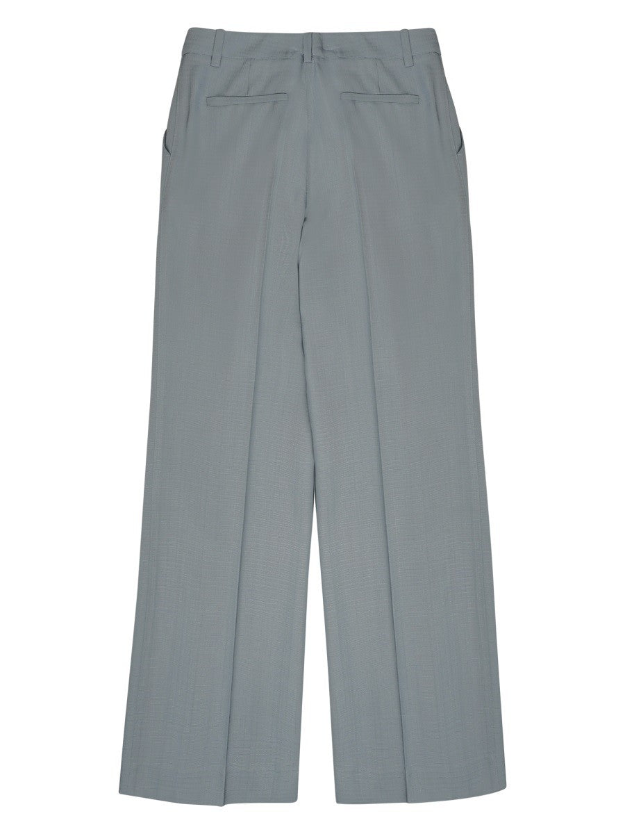 P.A.R.O.S.H Women's Pantalone in Viscosa Blue