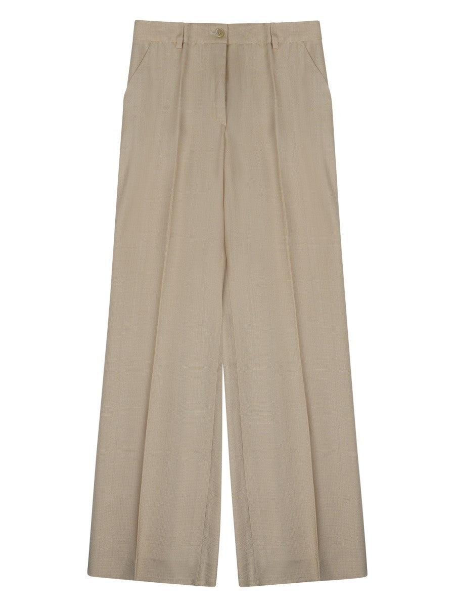 P.A.R.O.S.H Women's Pantalone in Viscosa Beige