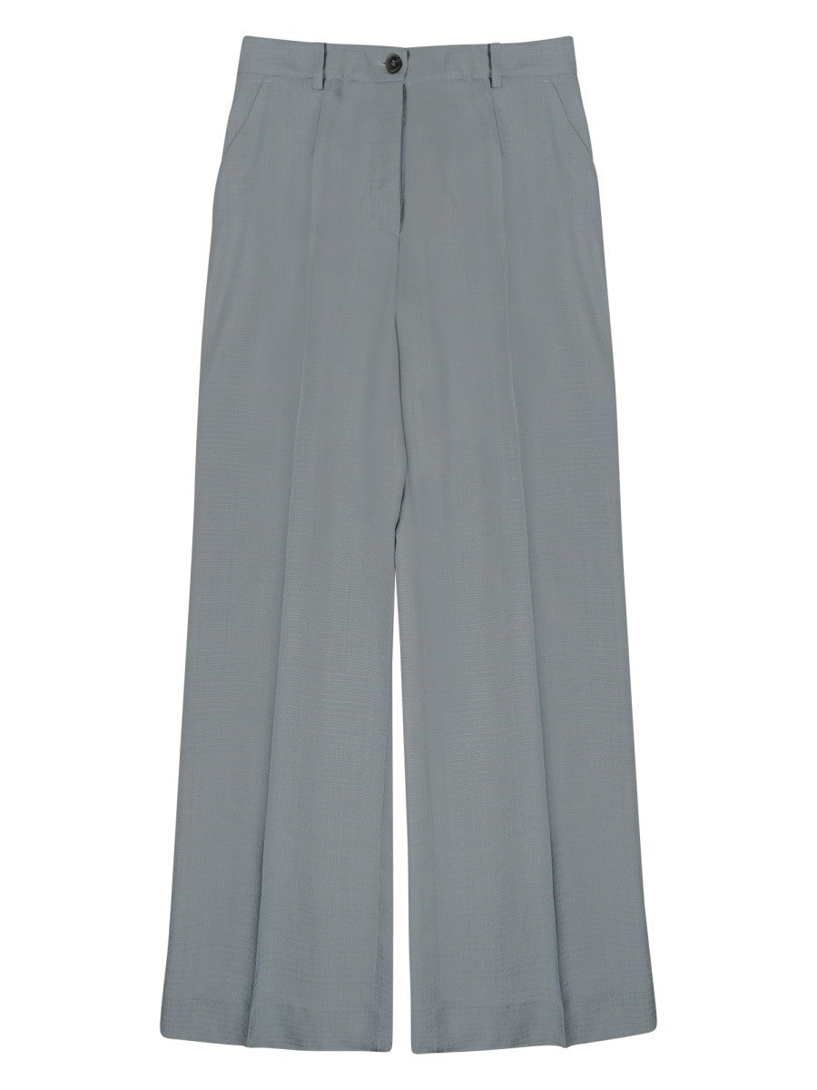 P.A.R.O.S.H Women's Pantalone in Viscosa Blue