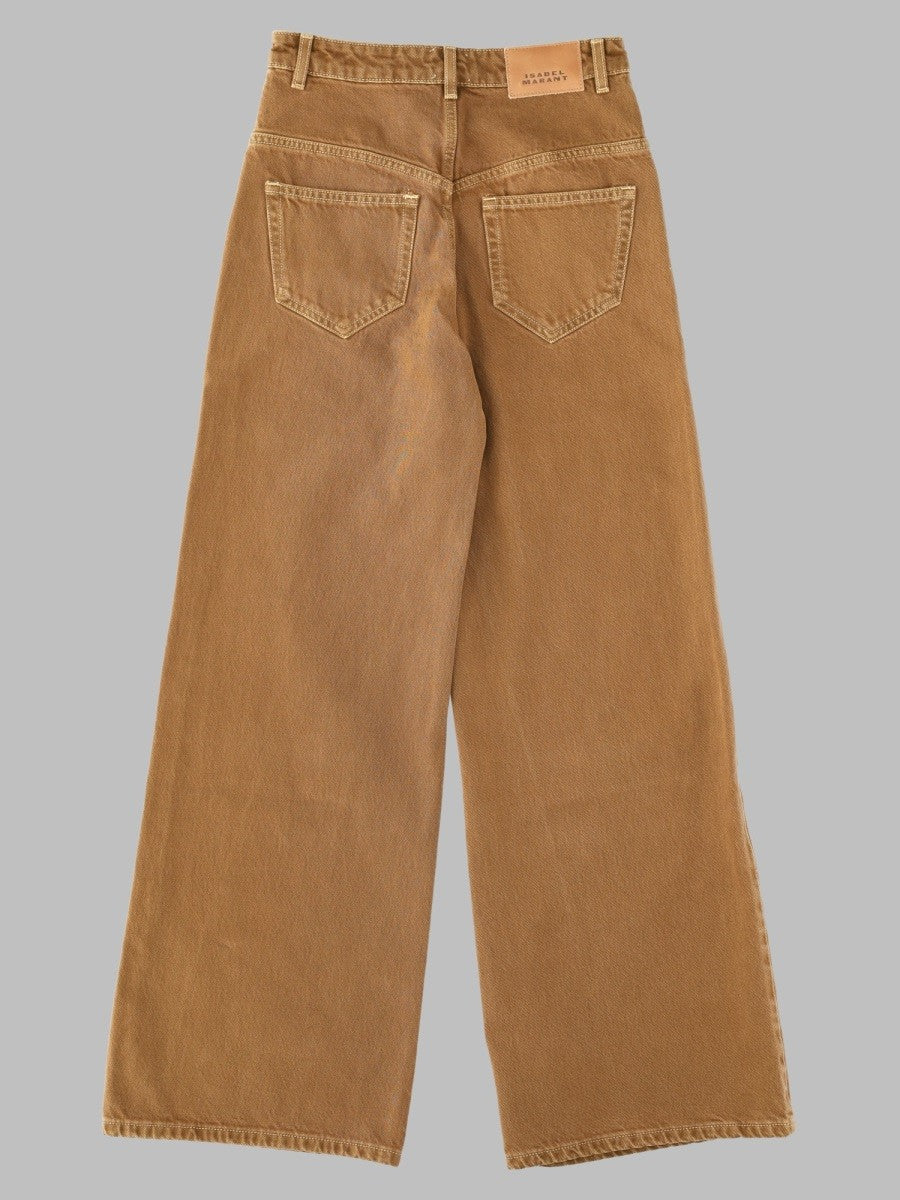 ISABEL MARANT Women's Lemony Trousers Brown, view 2
