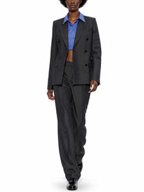 Balenciaga Women's Pantalone Sartoriale Aderente Blue