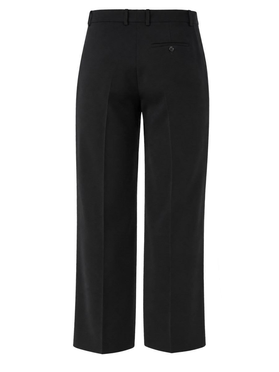 Balenciaga Men's Pantalone Sartoriale in Lana Black