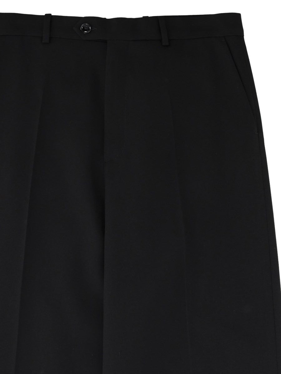 Balenciaga Men's Pantalone Sartoriale in Lana Black