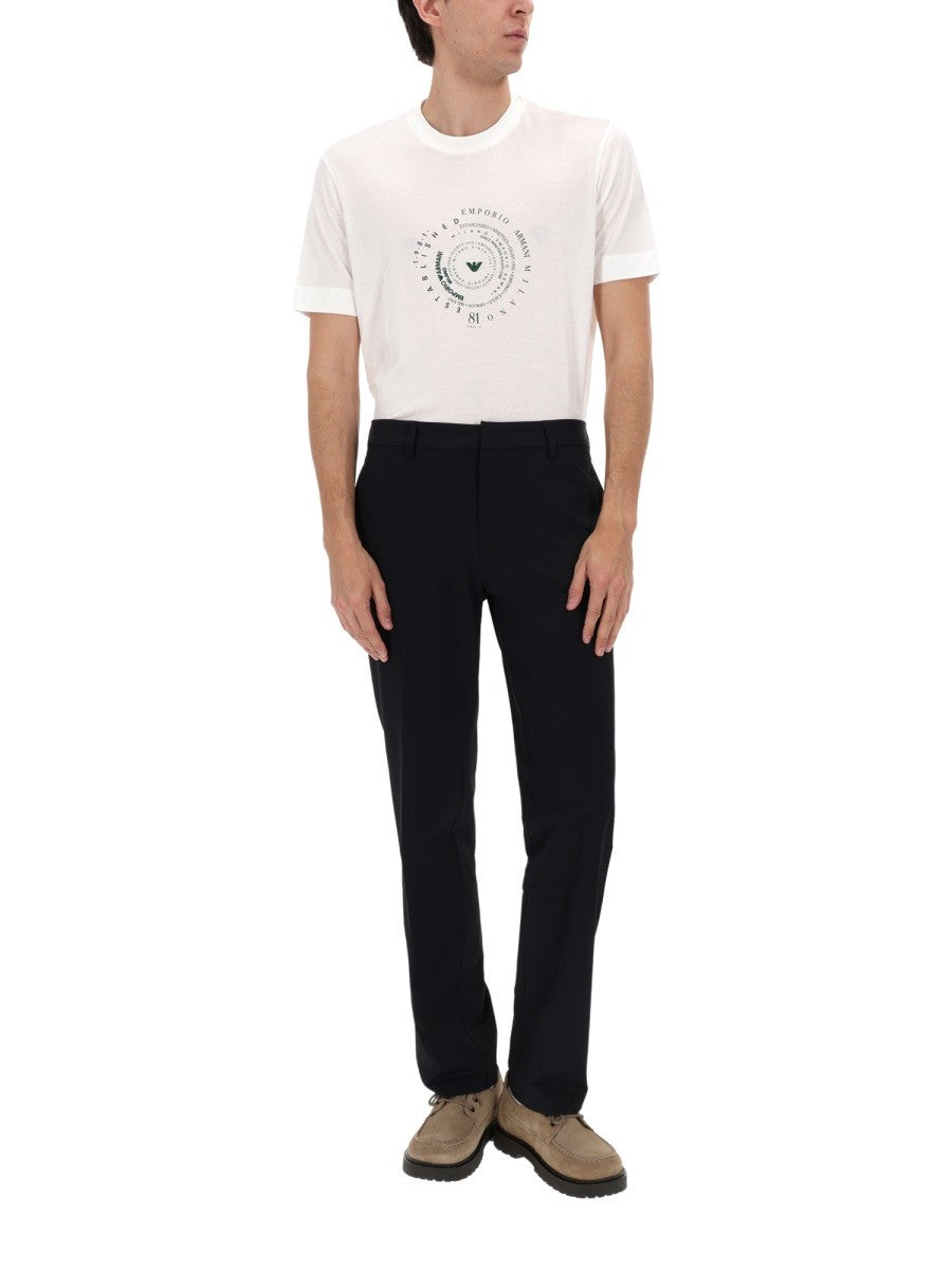 Emporio Armani Men's Pantalone Slim Fit Blue