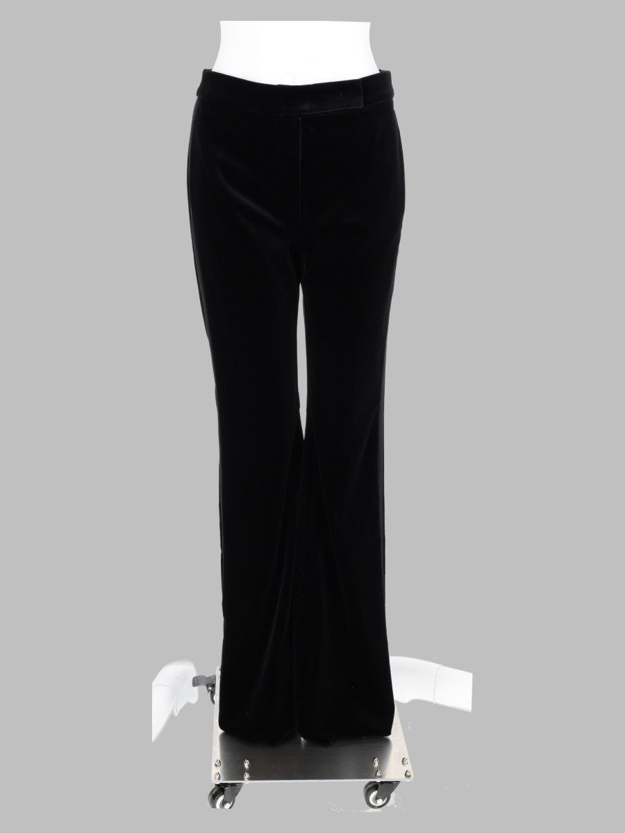 Max Mara Studio Women's Pantalone Smoking in Velluto Black