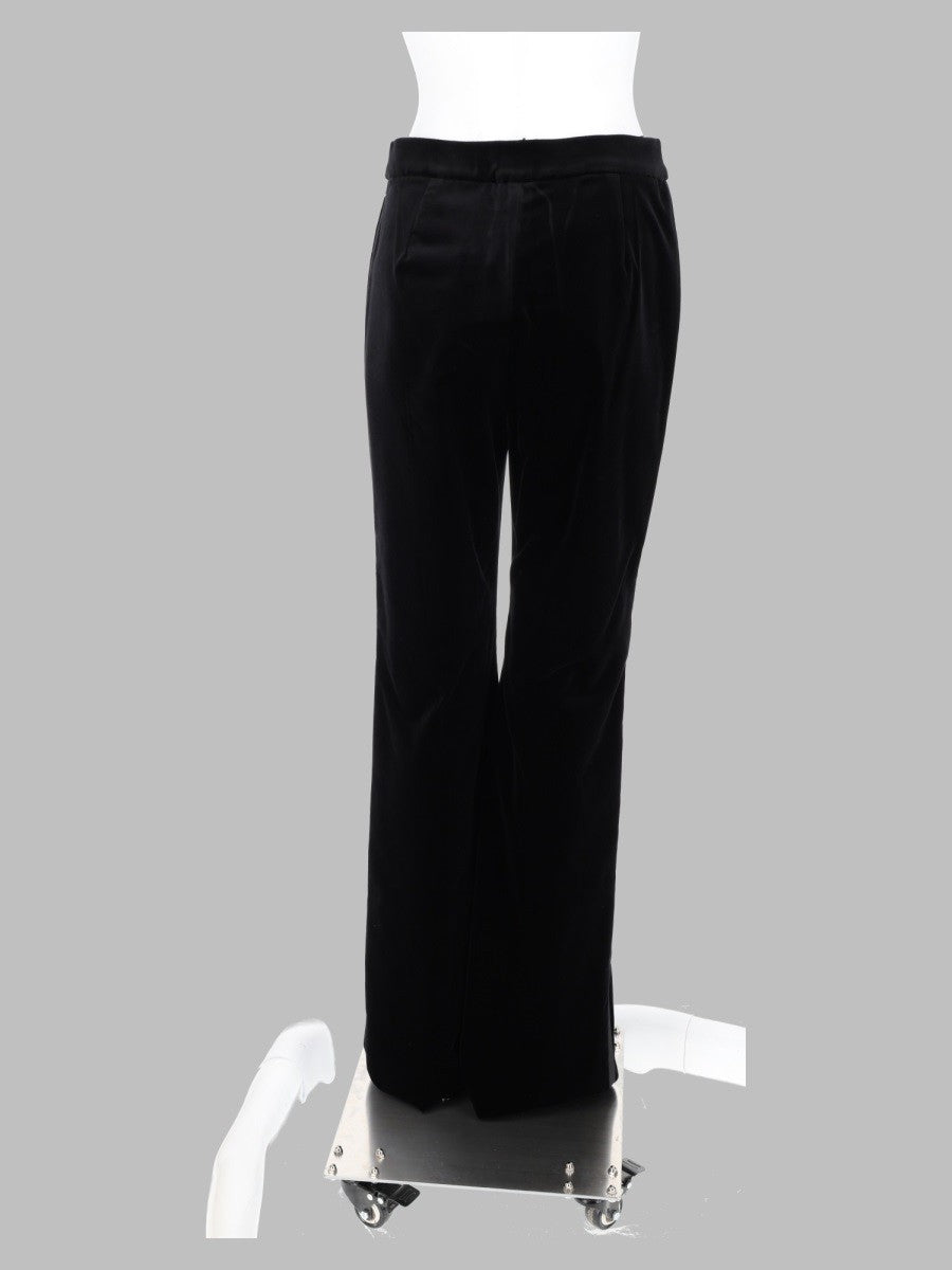 Max Mara Studio Women's Pantalone Smoking in Velluto Black