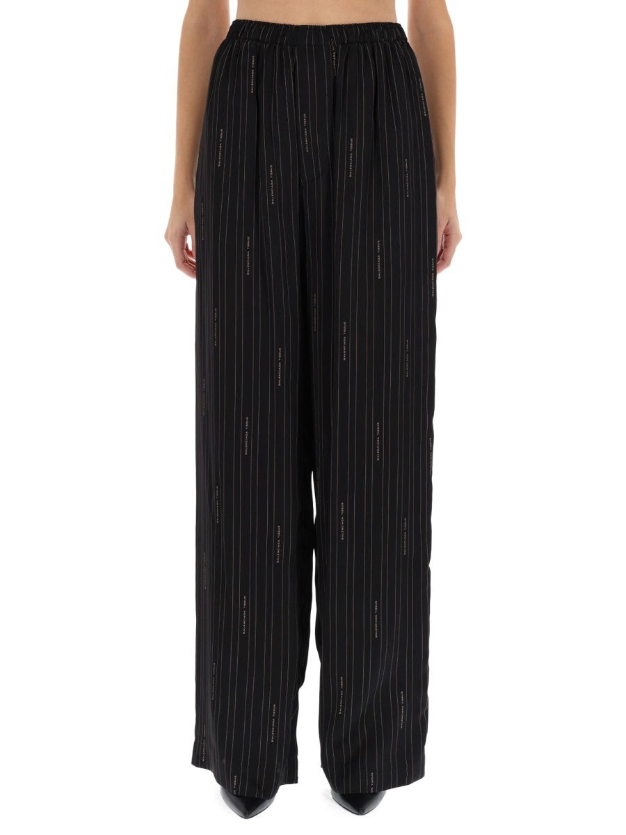 Balenciaga Women's Pants Pyjama Black