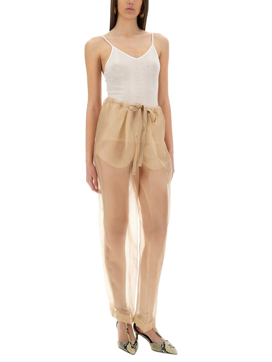 Khaite Women's Pants Trenton Beige