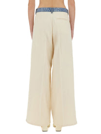 Moschino Jeans Women's Pants Urban White