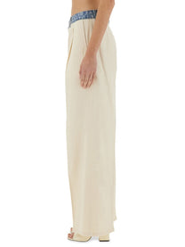 Moschino Jeans Women's Pants Urban White
