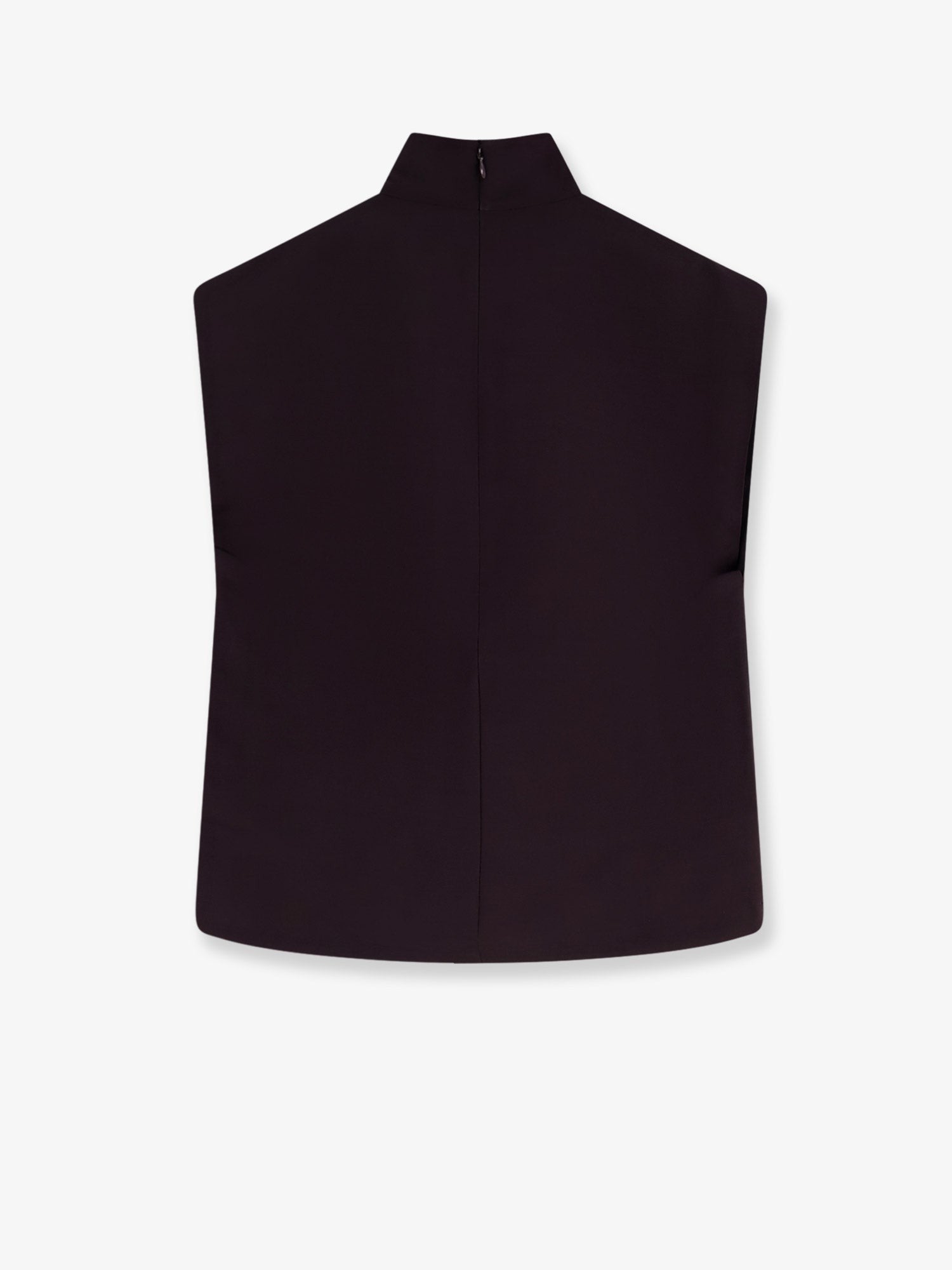 ALAÏA Women's Paper and Viscose Top Purple