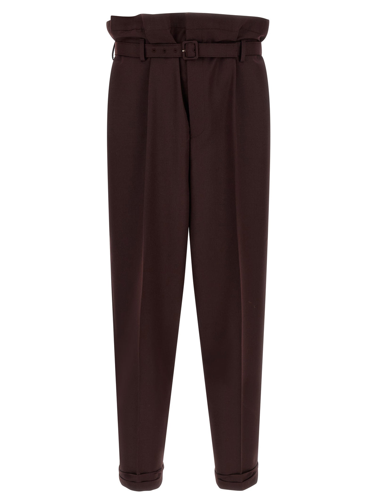Saint Laurent Paper Bag Pants Purple