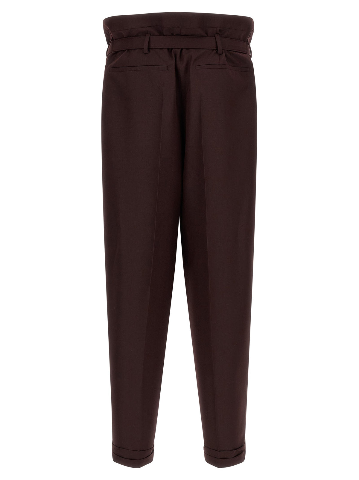 Saint Laurent Paper Bag Pants Purple