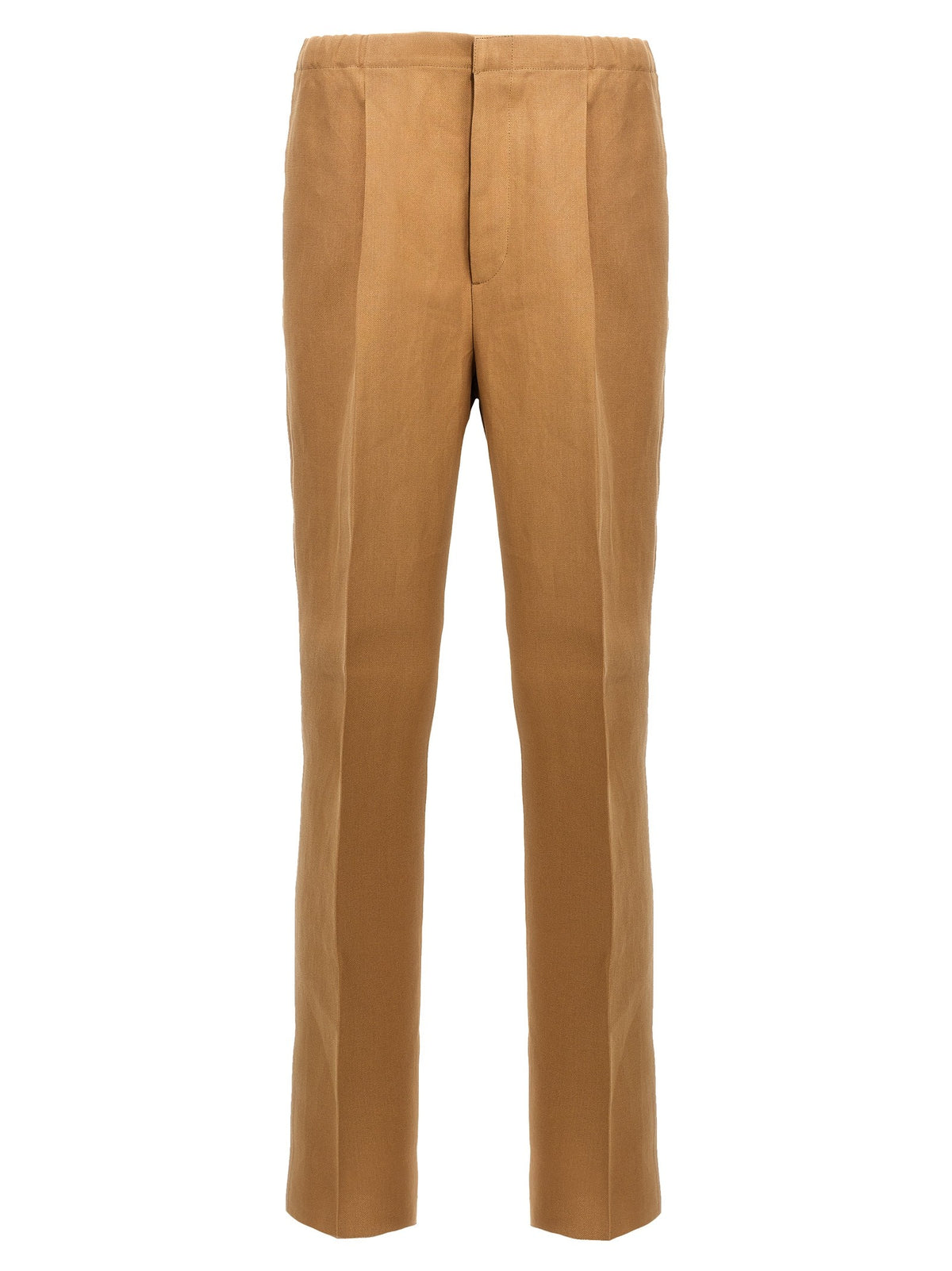 Fendi Paper Canvas Pants Beige