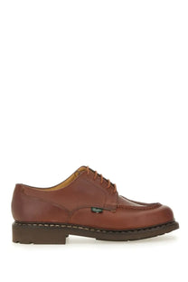 Paraboot men’s lace up Chambord brown oxford shoe with brown leather and dark brown rubber sole