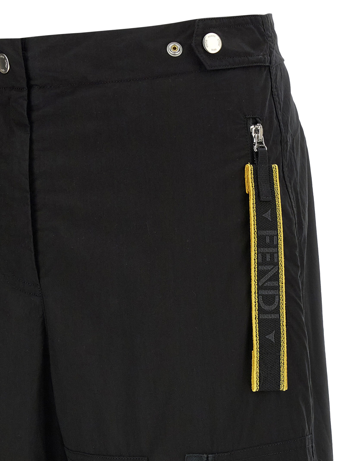Fendi Parachute Canvas Pants Black, view 3
