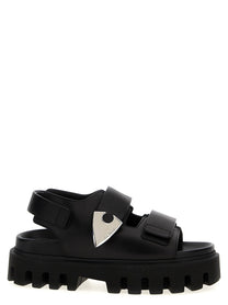 Alexander McQueen Parachute Sandals Black