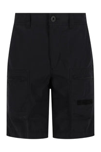 Parajumpers men’s black cargo shorts with multiple pockets and button closure for casual wear