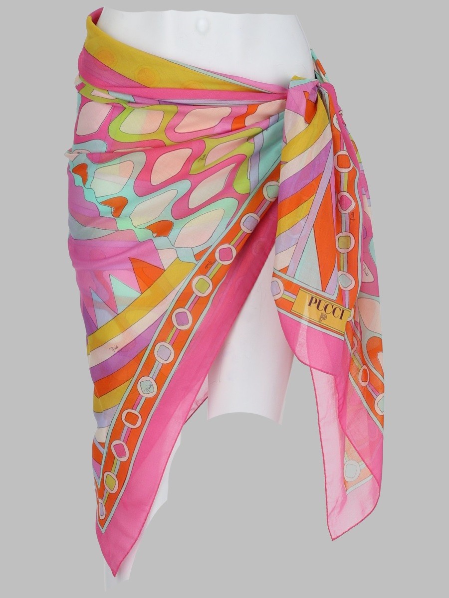 Pucci Women's Pareo Con Stampa Vivara Multicolor