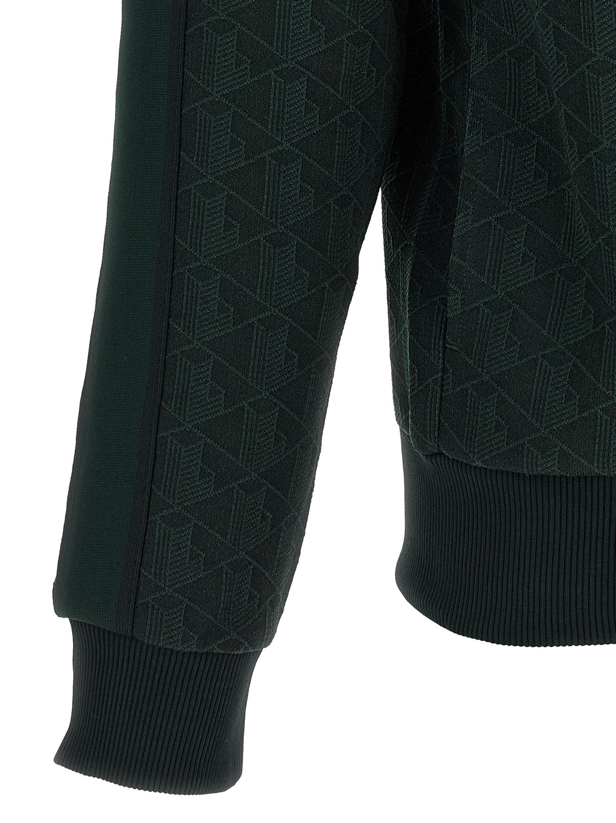 Lacoste Paris Jacquard Monogram Sweatshirt Green