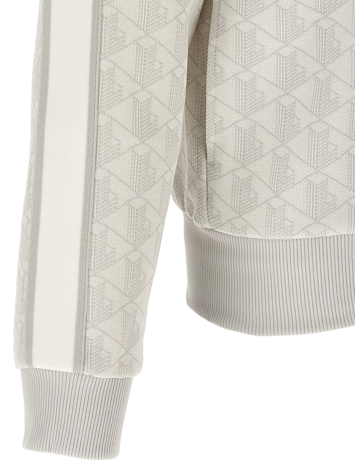 Lacoste Paris Jacquard Sweatshirt Grey, view 5