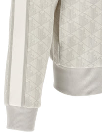 Lacoste Paris Jacquard Sweatshirt Grey, view 5