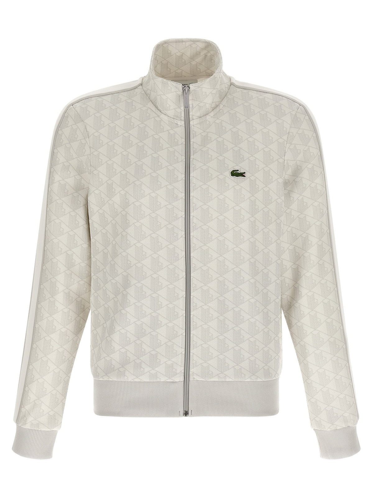 Lacoste Paris Jacquard Sweatshirt Grey