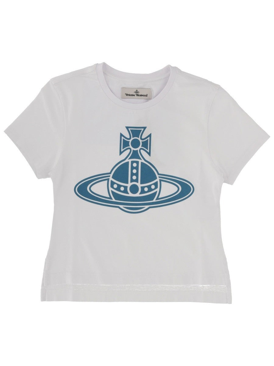 Vivienne Westwood Women's Paris Orb Mini Shirt White