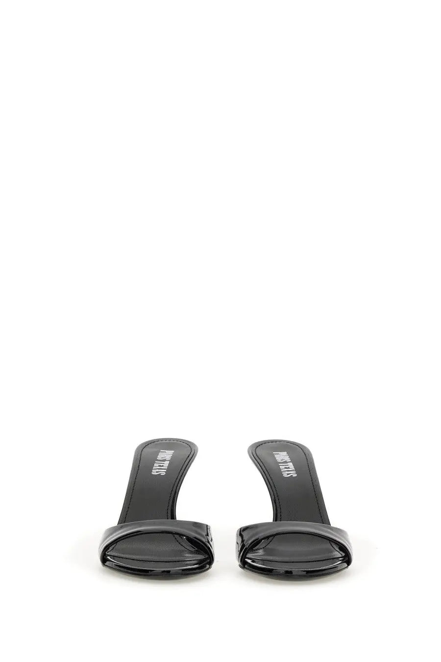 Paris Texas women’s mule Lidia black black patent leather mules with a sleek minimalist design and low heel
