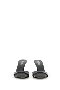Paris Texas women’s mule Lidia black black patent leather mules with a sleek minimalist design and low heel