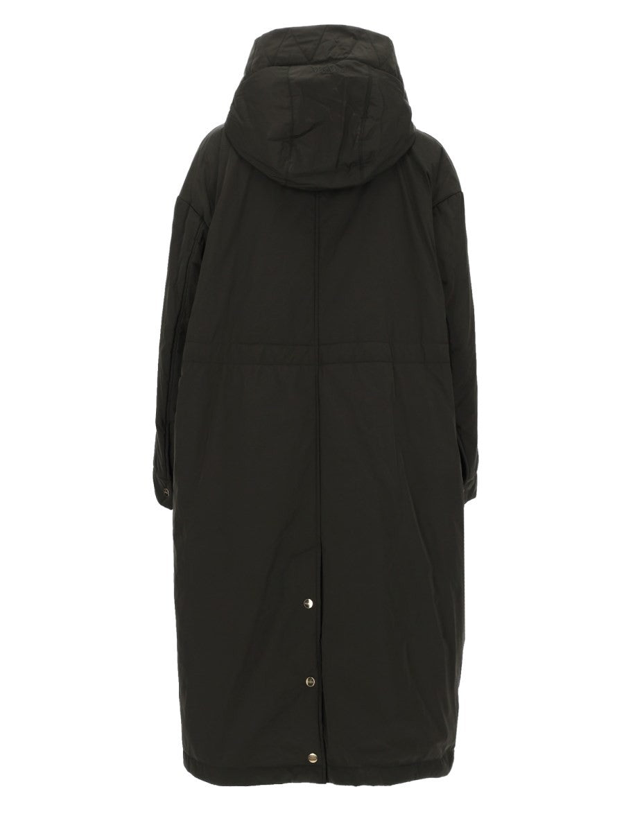 S MAX MARA Women's Parka Imbottito Reversibile Bosco Green