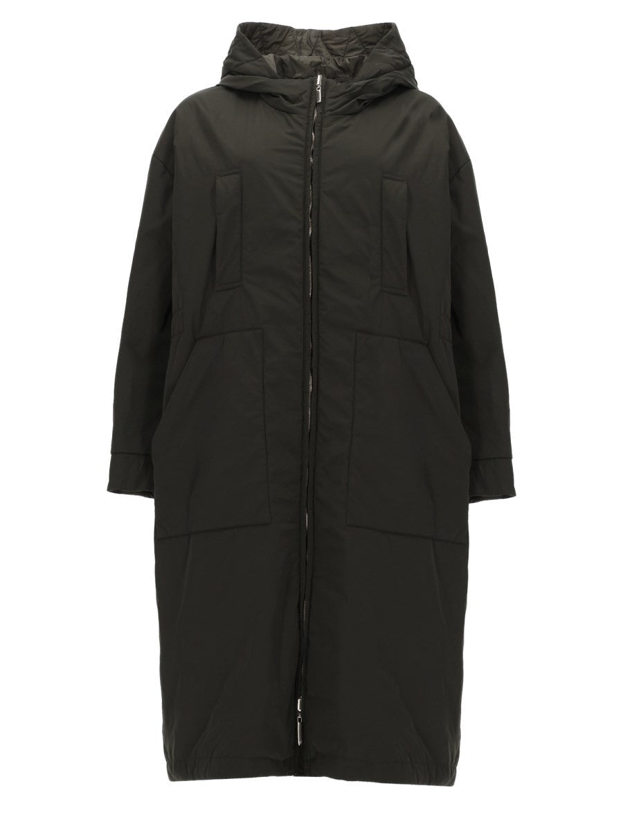S MAX MARA Women's Parka Imbottito Reversibile Bosco Green