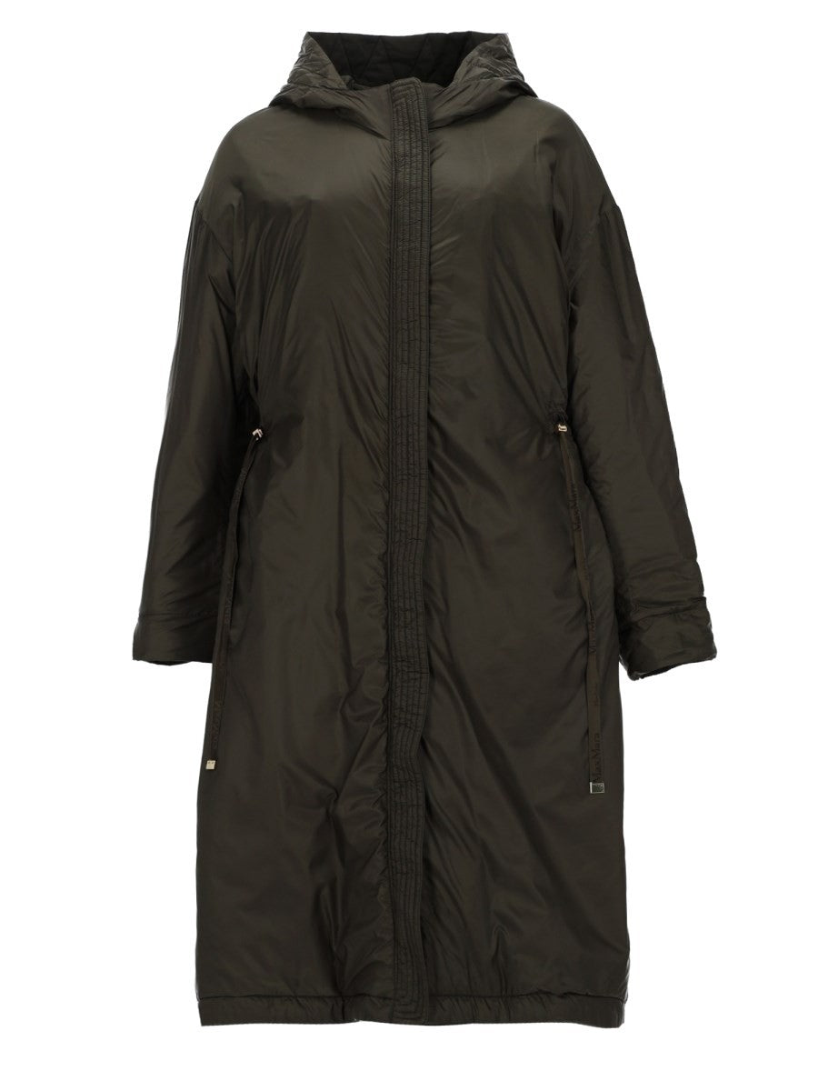 S MAX MARA Women's Parka Imbottito Reversibile Bosco Green